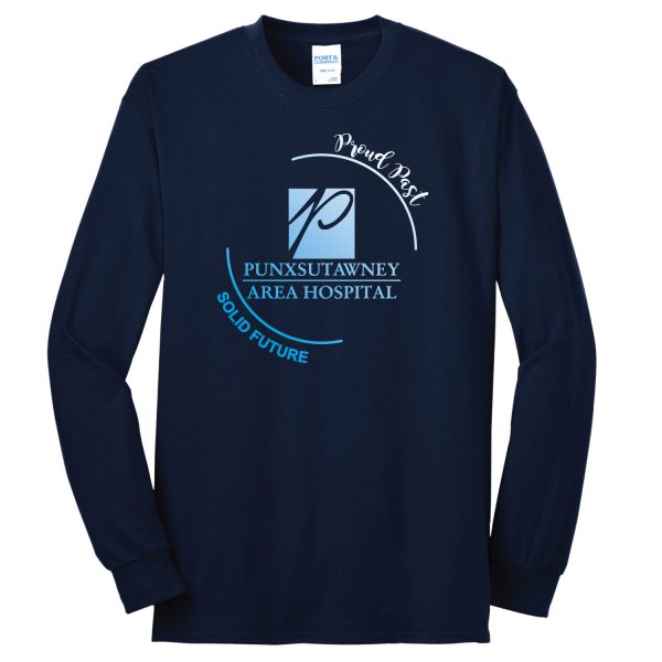Proud Past, Solid Future Navy Long Sleeve T-Shirt
